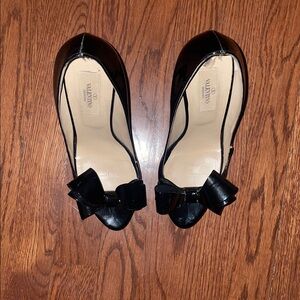 Valentino Black Patent Leather Heels